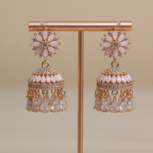 Blush Petal Jhumka