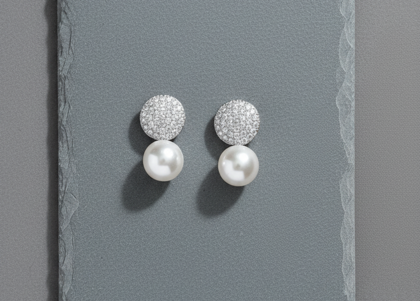 Ivory Petal Earrings