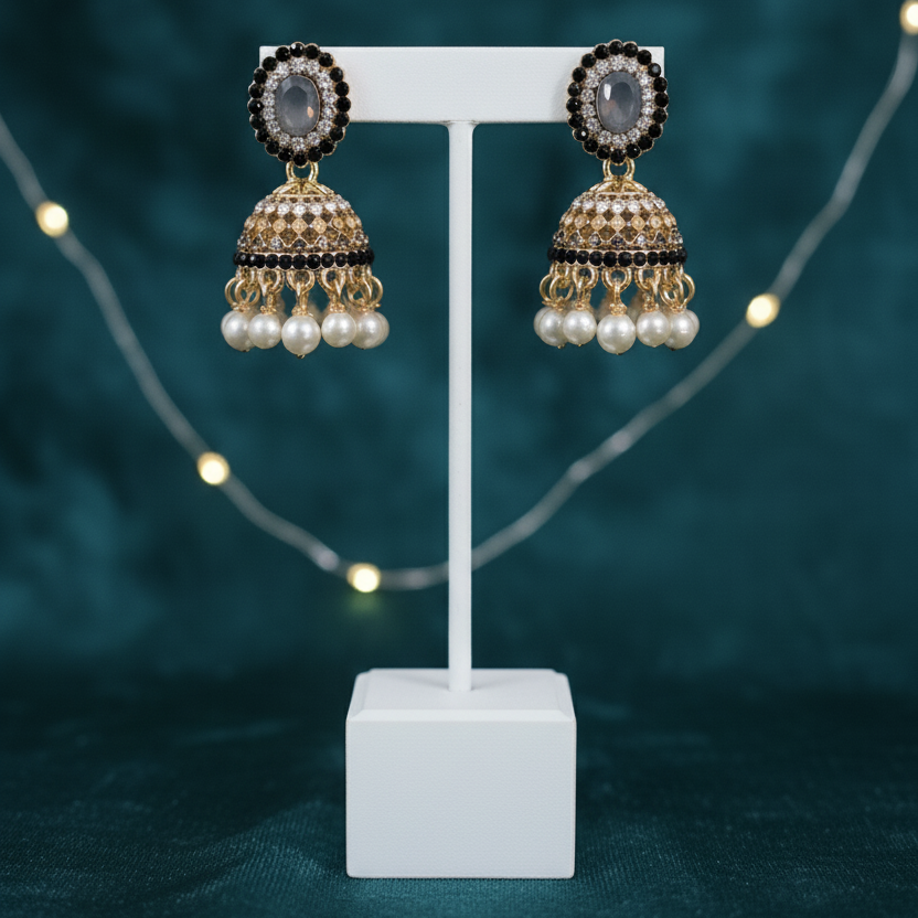 Moonlit Charm Jhumka