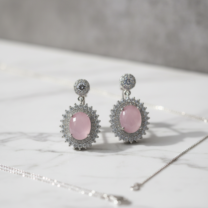 Midnight Petal Earrings