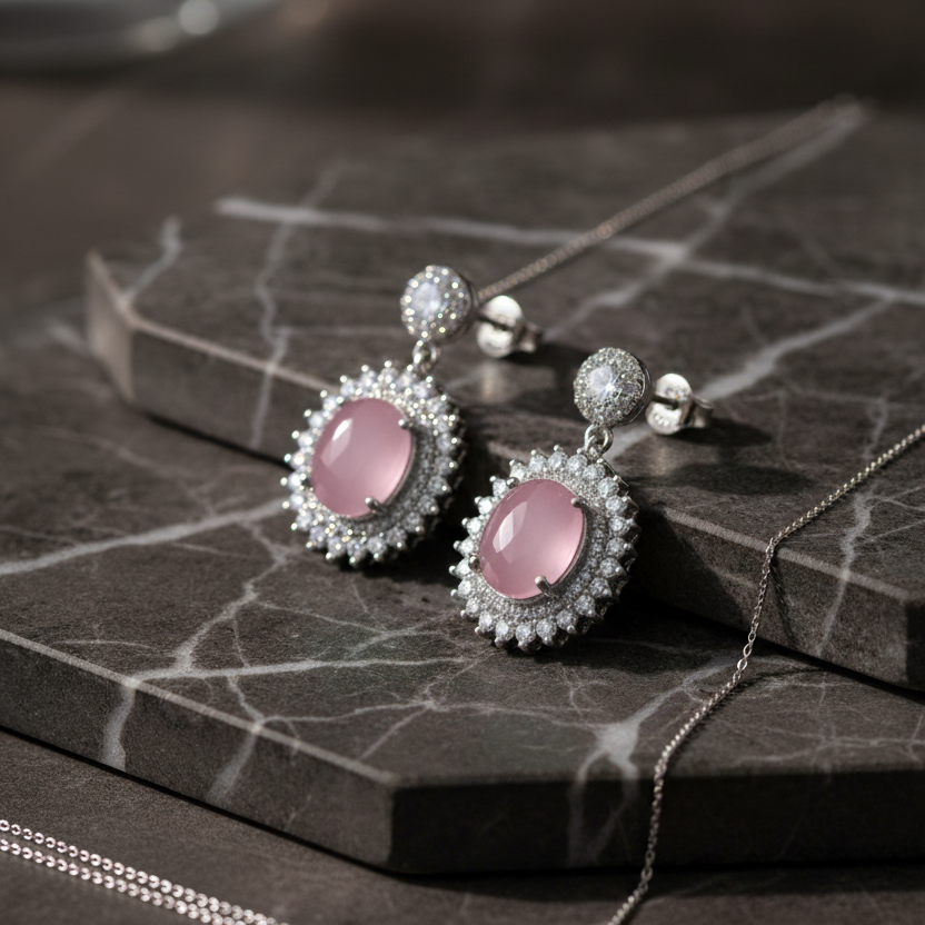 Midnight Petal Earrings